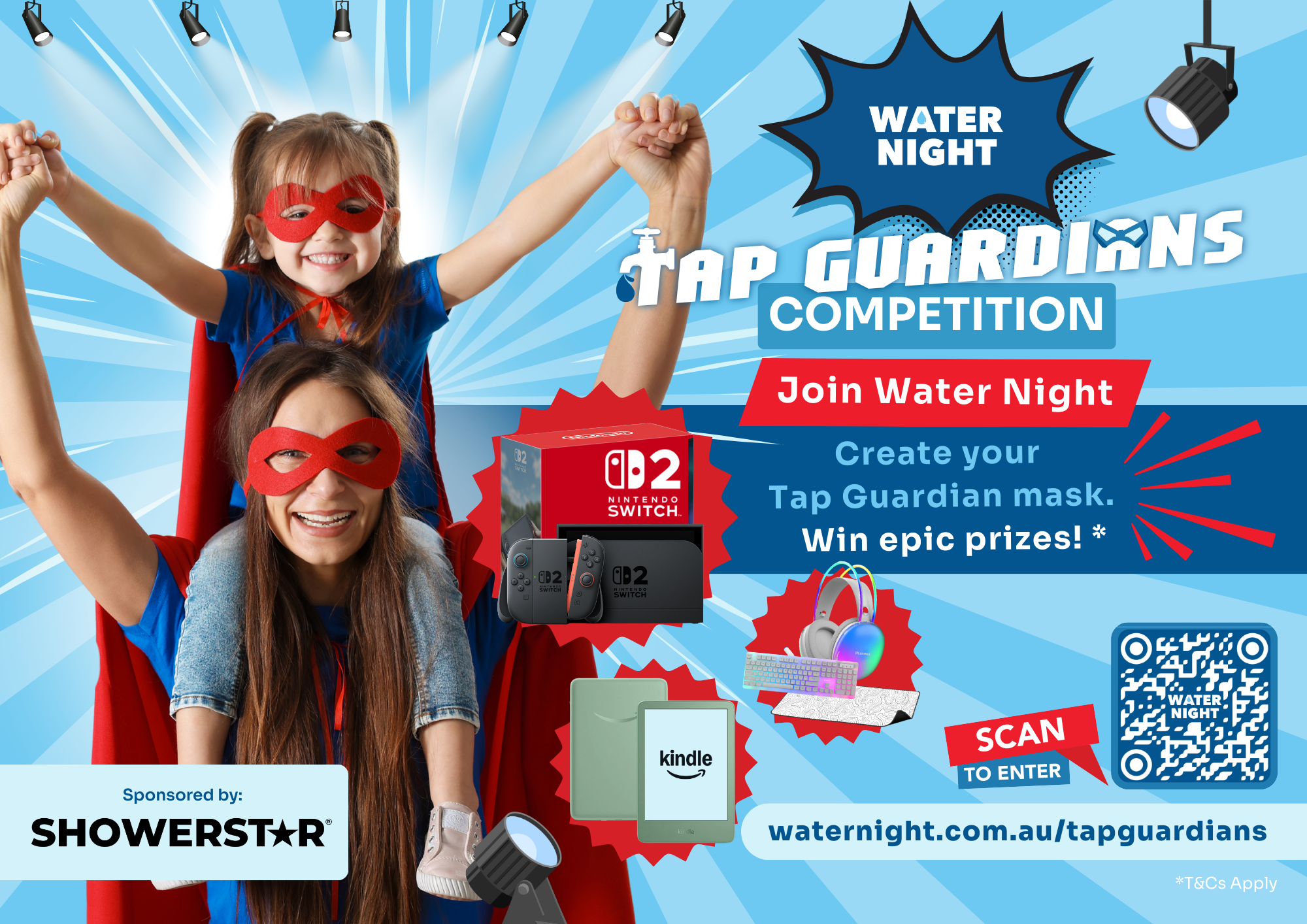 WN25 x ShowerStar - Tap Guardians Competition Banner Newsletter Artwork V2